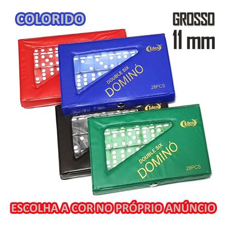 Jogo De Domino Profissional Com 28 Pecas 11,5 Mm - Acessórios e