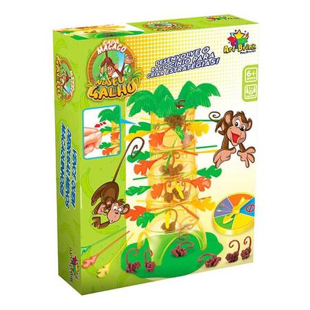 Jogo Infantil cada macaco no seu galho brincadeira divertida - zein -  Outros Jogos - Magazine Luiza