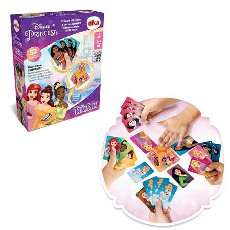 Jogo De Estratégia Trim Trim Com Cartas Princesas Da Disney 1233 Elka -  Deck de Cartas - Magazine Luiza