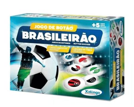 Jogo de Futebol de Botão Brasileirão c/ 4 Times - Xalingo - Botão para  Futebol de Botão - Magazine Luiza