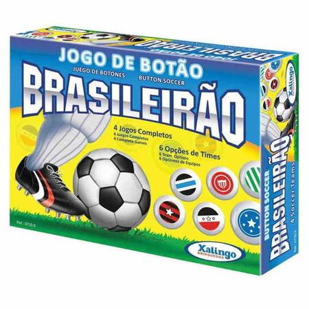 Jogo de Futebol de Botão Brasileirão - Xalingo - Botão para Futebol de  Botão - Magazine Luiza