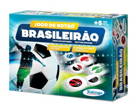 Jogo de Futebol de Mesa - Jogo de Botão - Brasileirão - Xalingo - Futebol  de Botão - Magazine Luiza