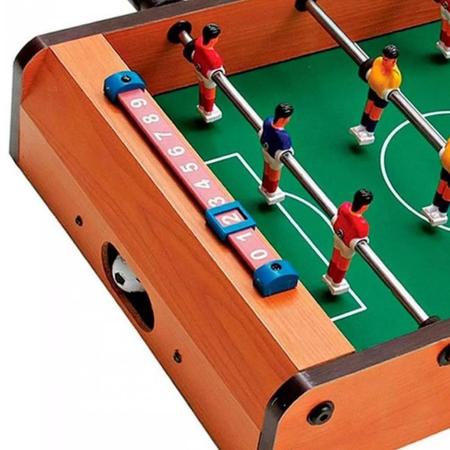 Imagem de Jogo de Futebol de Mesa Pebolim Totó Pequeno Sanxia