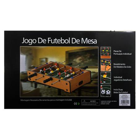 Imagem de Jogo de Futebol de Mesa Pebolim Totó Pequeno Sanxia