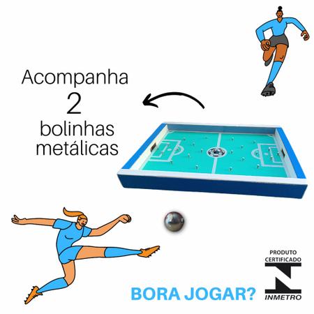 Jogo Futebol de Dedo Petelego Dedobol Pregobol Futebol de Moeda em