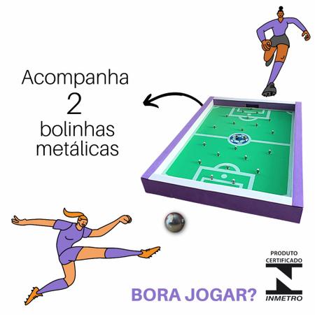 Jogo Futebol de Dedo Petelego Dedobol Pregobol Futebol de Moeda em