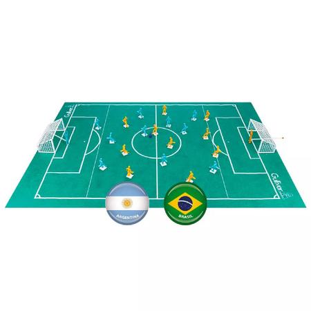 Jogo de Futebol - Futebol Club - Maleta - Brasil x Argentina