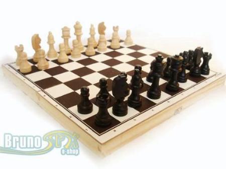 Jogo De Xadrez Dama E Gamão Estojo Madeira 40 X 40 Cm - Chess