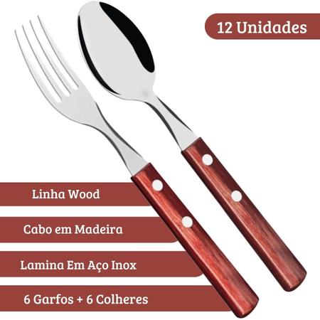 Conjunto De 2 Peças De Colher E Garfo Grande, Conjunto De 2 Peças De Colher  E Garfo Para Servir De Aço Inoxidável Para Uso Doméstico