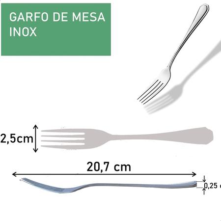 Jogo de Talheres 24 Pçs Aço Inoxidável Garfo Faca Resistente - Univendas -  Faqueiro / Jogo de Talheres - Magazine Luiza