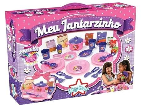 Jogo De Cozinha Menina 7 8 9 Anos + Meu Jantarzinho Big Star - Big Star  Brinquedos - Acessórios para Cozinha Infantil - Magazine Luiza