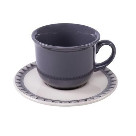 Jogo De Jantar Oxford Cerâmica 20pç C/ Xícaras De Chá