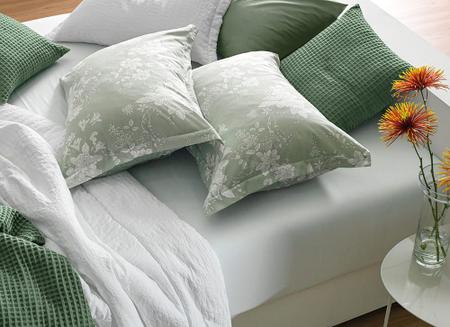 Jogo de Lençol Cama Casal 3 Peças 180 Fios Karsten Alissa Imagem de Jogo de Lençol Cama Casal 3 Peças 180 Fios Karsten Alissa