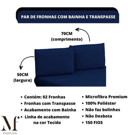Imagem de Jogo de Lençol CASAL com Elástico Microfibra Premium 03 Peças Jogo de Cama Box 30CM Altura
