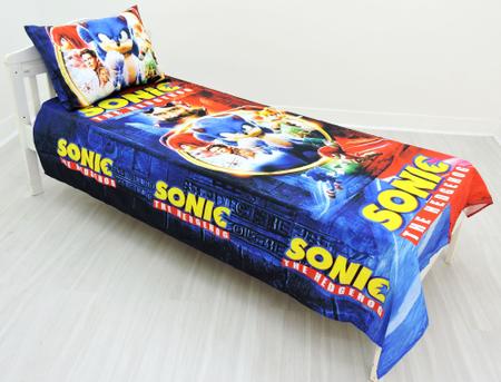 Imagem de Jogo De Lençol Cobre Leito E Fronha Infantil Sonic 1 ls-son1