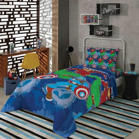 Riachuelo Jogo de Cama Infantil Solteiro 100% Algodão 3 Peças