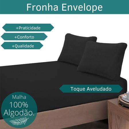 Jogo De Lençol Queen 3 Peças Malha 100% Algodão Fio 30 - Sonho E Arte Imagem de Jogo De Lençol Queen 3 Peças Malha 100% Algodão Fio 30