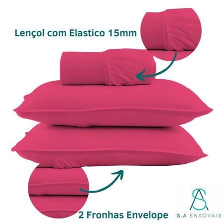 Jogo De Lençol Queen 3 Peças Malha 100% Algodão Fio 30 - Sonho E Arte Imagem de Jogo De Lençol Queen 3 Peças Malha 100% Algodão Fio 30