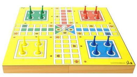 Jogo Ludo tabuleiro MDF 30x30 cm - Pais e Filhos - Jogos de Tabuleiro -  Magazine Luiza