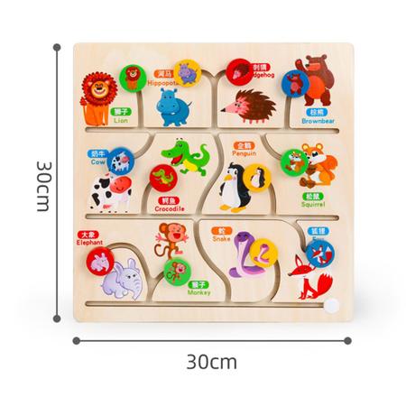 Jogo de raciocínio lógico montessoriano Brinquedos educativos de madeira  para crianças - ISA.SV - Jogos Educativos - Magazine Luiza
