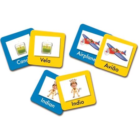 Jogo De Memória Aprender Inglês Figuras Idioma Educativo