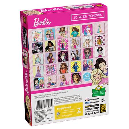 Jogo de Memória Barbie - Loja Grow