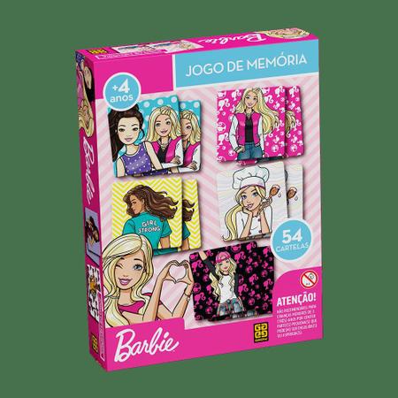 Jogo de Memória Barbie - Grow - Outros Jogos - Magazine Luiza