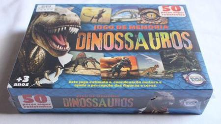 Jogo de Memória Dinossauros - Toia Brinquedos