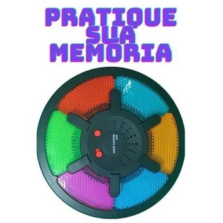 Jogo Decoreba Memoria Luzes Coloridas Musica Som Decorar Sequência  Brinquedo Infantil Inteligência no Shoptime