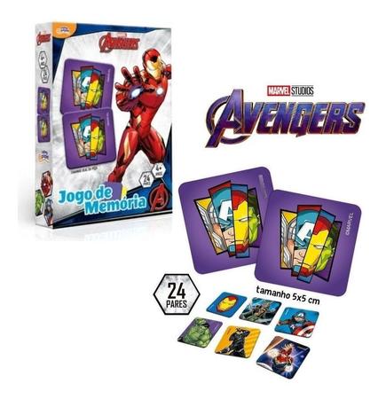 Imagem de Jogo De Memoria Marvel Os Vingadores 24 Pares