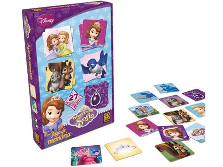 Jogo de Memória Princesinha Sofia Disney - Grow 54 Cartas - Outros Jogos -  Magazine Luiza