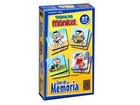 Jogo de Memória Turma da Mônica - Grow - Jogos de Memória e Conhecimento -  Magazine Luiza