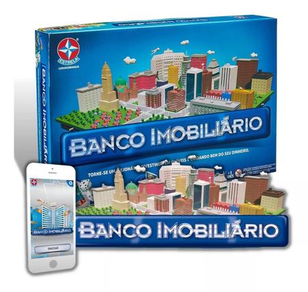 Jogo de mesa Banco imobiliário Com aplicativo Estrela - Outros