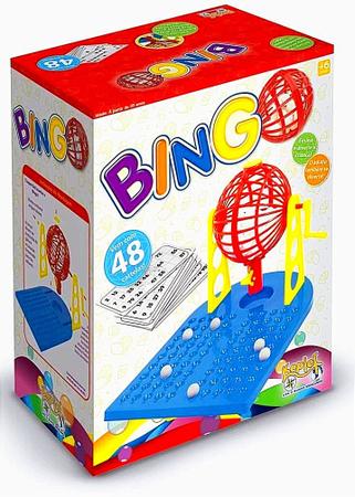 Imagem de Jogo de Mesa Bingo Com 48 Cartelas Globo Giratório Dispensador