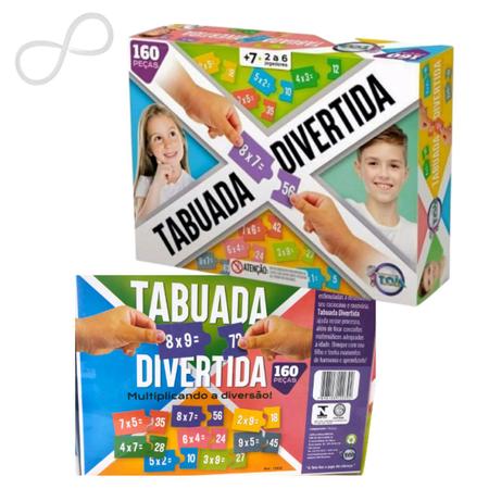 JOGA JOGA TABUADA - JOGO EDUCATIVO - Ioiô de Pano Brinquedos