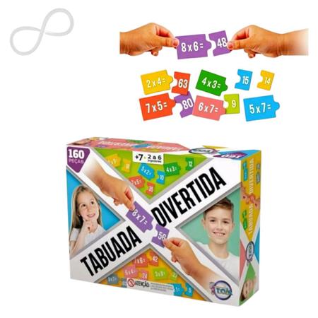 JOGA JOGA TABUADA - JOGO EDUCATIVO - Ioiô de Pano Brinquedos