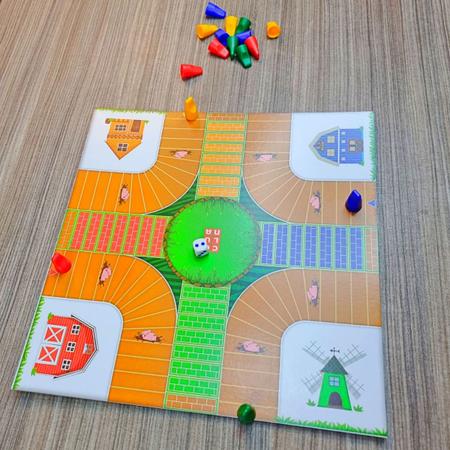 Jogo de Tabuleiro Ludo Solapa MDF Pais e Filhos Brinquedos - Jogos de  Tabuleiro - Magazine Luiza