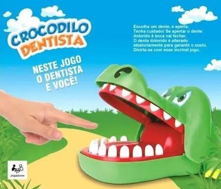 Crocodilo Dentista Jogo Infantil Interativo + 3 Anos Polibrinq na  Americanas Empresas