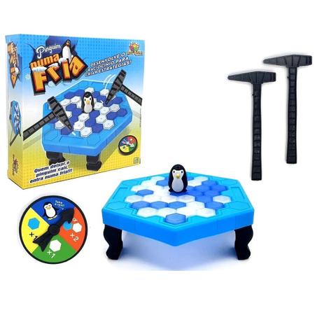 Brinquedo para pais e filhos, brinquedo interativo para quebrar o gelo com  pinguins, brinquedos para pais e filhos para crianças(Brinquedo de mesa  para jogo de pinguim)
