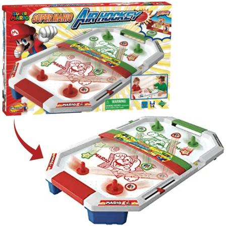 Jogo de mesa Super Mario Air Hockey Hóquei de mesa de disco