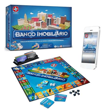 Banco Imobiliário Original Vários Países Jogo De Tabuleiro - Europio - Jogos  de Tabuleiro - Magazine Luiza