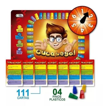 Jogo de Tabuleiro Infantil Cuca Legal Pais & Filhos - Loja EBEG