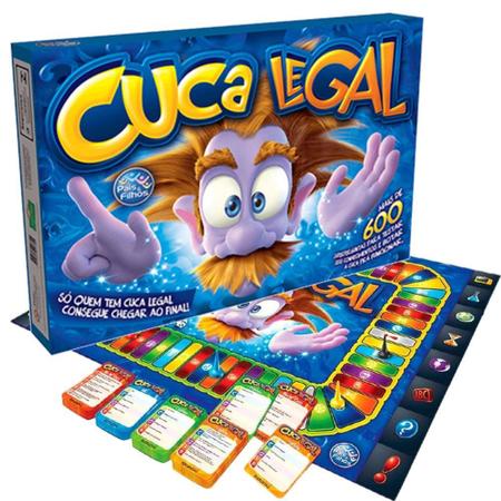 Jogo De Mesa Tabuleiro Educativo Cuca Legal 600 Perguntas - Pais