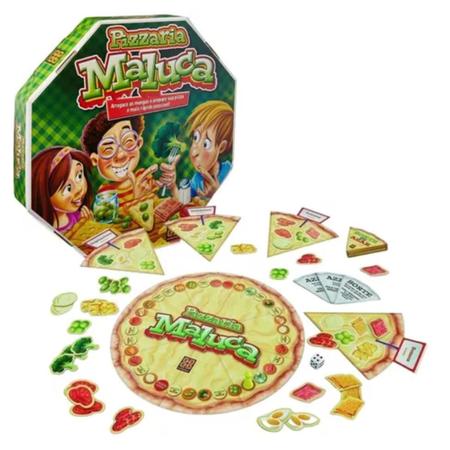 Jogo Pizzaria Maluca Crianças Tabuleiro Criativo Infantil