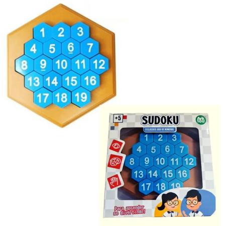 Jogo de números Mini Sudoku Aprendizagem - Ark Toys - Outros Jogos