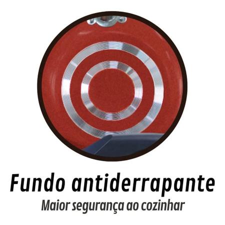 Imagem de Jogo de Panelas 13 Peças CEREJA Antiaderente c/ Tampa de Vidro + Utensílios - Marpal