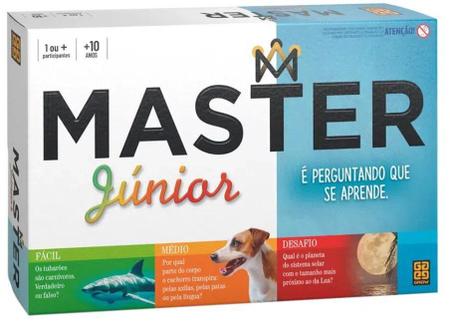 Jogo De Perguntas e Respostas - Master Júnior - Grow - Jogos de Tabuleiro -  Magazine Luiza