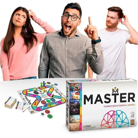 Jogo Master Entretenimento Tabuleiro 1900 Perguntas Idade14+