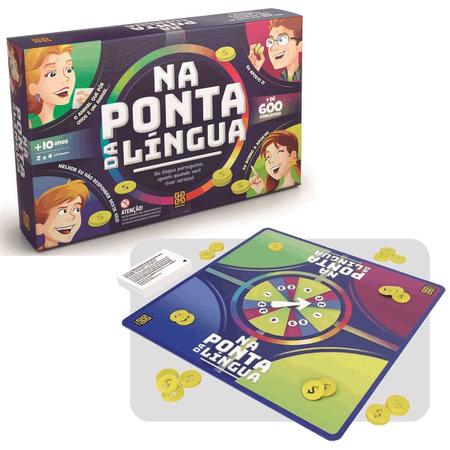 Jogo de Perguntas Na Ponta da Língua Original Grow - 01379 - Outros Jogos -  Magazine Luiza