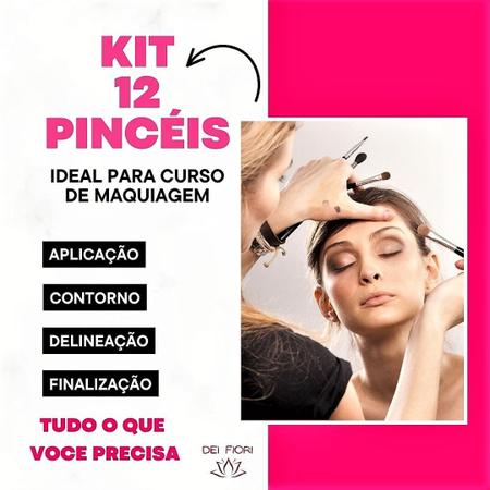 Jogo de Pincéis de Maquiagem Completo 12Pçs Compacto Durável - My Girl -  Pincéis de Maquiagem - Magazine Luiza